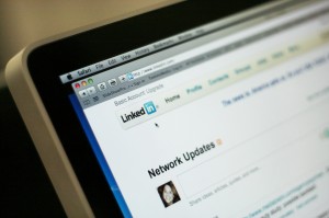 <p>LinkedIn, one popular professional networking site, allows users to creat profiles and make connections with fellow classmates, colleagues and potential employers. (Josh Kleven/TommieMedia)</p>