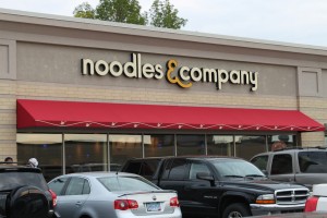 100915_EXPRESS_005 <p> Noodles & Company is one of 10 vendors to accept St. Thomas eXpress. (Ashley Stewart/TommieMedia)</p>