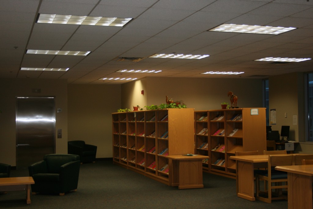 <p>The second floor of the Keffer Library, which will be remodeled about a year from now. (Lizzy Schmitt/TommieMedia)</p>