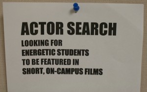<p>Career Center intern, junior Chloe Johnson, is looking for St. Thomas actors to star in online films on the Career Center's resources. (Laura Landvik/TommieMedia)</p> 