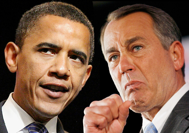 110730_faceoff President Barack Obama and House Speaker John Boehner are the public faces of a government that is divided and dysfunctional. (TommieMedia photo illustration)