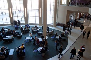 <p>The Anderson Student Center atrium replaced the old Commuter Center's couches. (Rita Kovtun/TommieMedia) </p>