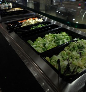 The View offers many meatless options for students during the Lenten season. Greens offers several salads, cheeses and toppings available at every meal. (Sara Kovach/TommieMedia)