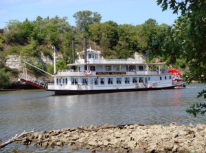 <p>The Jonathan Padelford authentic sternwheeler floats down the Mississippi River. Coleman said his planning group decided to book the river ride portion of the senior party through Padelford Riverboats, St. Paul. (Photo Courtesy of Padelford Riverboats)</p> 