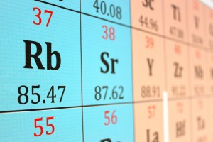 The newly installed periodic table in the chemistry department will soon to be replaced by a 3-D or artistic version. This and other changes in the department hope to develop a better environment for students and staff. (Maggie Whitacre/TommieMedia)