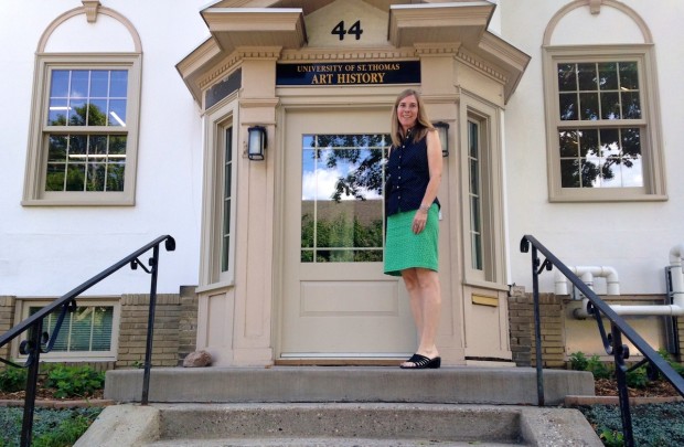 Art history department chair Victoria Young helped the department shift to its new home. The department moved in June. (Simone Cazares/TommieMedia) 