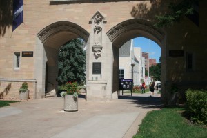 Arches Upcoming graduates will be to continue the tradition of walking through the arches on graduation day. (Katie Broadwell/TommieMedia)