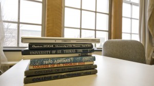 DSC01507 Aquinas, St. Thomas' yearbook that started in , will start distributing electronic copies this fall. (John Kruger/TommieMedia)
