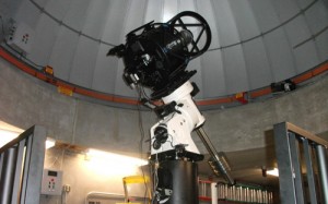 The Planewave CDK-17 telescope is operated remotely by computers in the observatory. (Miles Trump/TommieMedia)