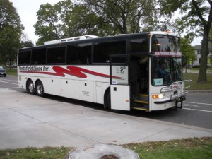 Northfield Lines started picking up and dropping off passengers at St. Thomas Aug. 31. (Brian Woitte/TommieMedia)