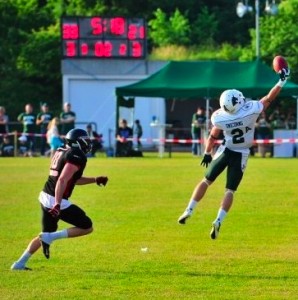 Fritz <p>After a stellar career with the Tommies, Waldvogel is enjoying his time on and off the field in Germany. (Courtesy of Sven Loeffler)</p>
