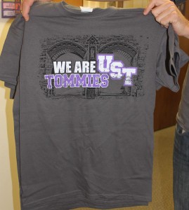 <p>STAR is handing out 600 Tommie T-shirts at tonight's volleyball game.</p>