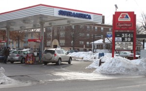 <p>The average cost of gas in Minnesota Wednesday morning was $3.44. (Tom Graves/TommieMedia)</p>