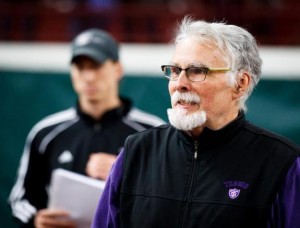 Coach Terry Peck will coach his 800th match this season.  (Courtesy of Tommie Sports)