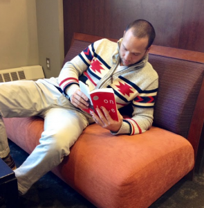 St. Thomas junior Aarron Santos says he struggles to stay awake when reading for a class. Colleges across the country have been installing napping rooms for sleep-deprived students in need of a nap. (Kathleen Murphy/TommieMedia)