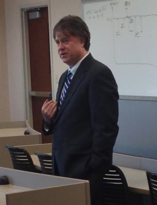 Professor Mark Osler teaches at the St. Thomas School of Law in Minneapolis. He was recently featured in Rolling Stone for his advocacy on elimination of mandatory drug sentencing minimums. (Lauren Smith/TommieMedia). 