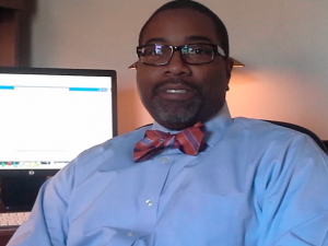 Calvin Hill, the university’s new Diversity and Inclusion Officer, dresses for his weekly tradition of “Bowtie Wednesday.” Hill started his role on Jan. 26 and said his goal is to build community in order to advance diversity and inclusion. (Rebecca Mariscal/TommieMedia)