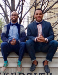 Mayzer Mohammad, candidate for president (left), and Tobias Knight, candidate for executive vice president. (Photo credit: Tobias Knight)