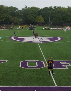 The St. Thomas men’s soccer team square off against the Colorado College Tigers on Sunday. Neither team claimed victory after a 0-0 tie. (Peter Monahan/TommieMedia) 