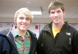 Michael Ed and Joe Prescott have nearly 400 Facebook fans for their student-run book buyback. (Pauleen Le/TommieMedia)