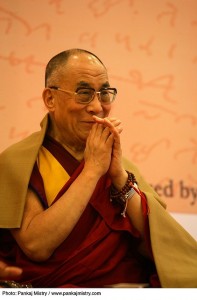 The Dalai Lama will visit St. Thomas for a private event Saturday, May 7. (abhikrama/Creative Commons)