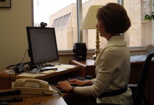 diane Diane Crist, director of the Career Development Center, says she has seen some students get internships and hopes those will lead to more long-term positions. (Stephani Bloomquist/TommieMedia)