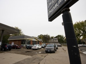 Building plans for this abandoned lot on Cleveland and Grand avenues have been pulled. (Marc Lane/TommieMedia)