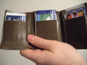 wallet caption (Brian Matthews/TommieMedia)